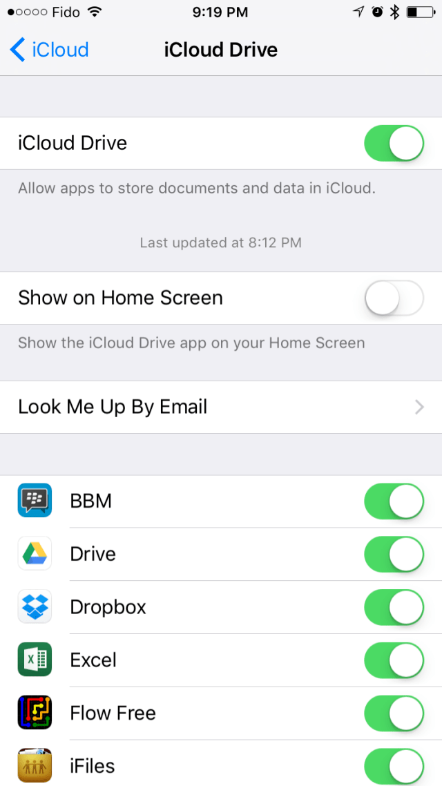iOS 9 Brings a Dedicated iCloud Drive App