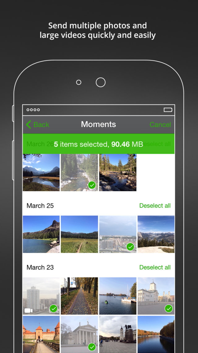 BitTorrent Shoot App Makes It Easy to Send a Batch of Photos From Your iPhone