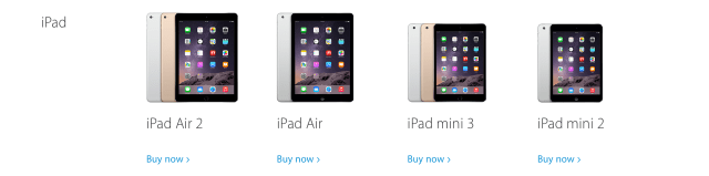 Apple Removes First Generation iPad Mini From Its Website and Online Store
