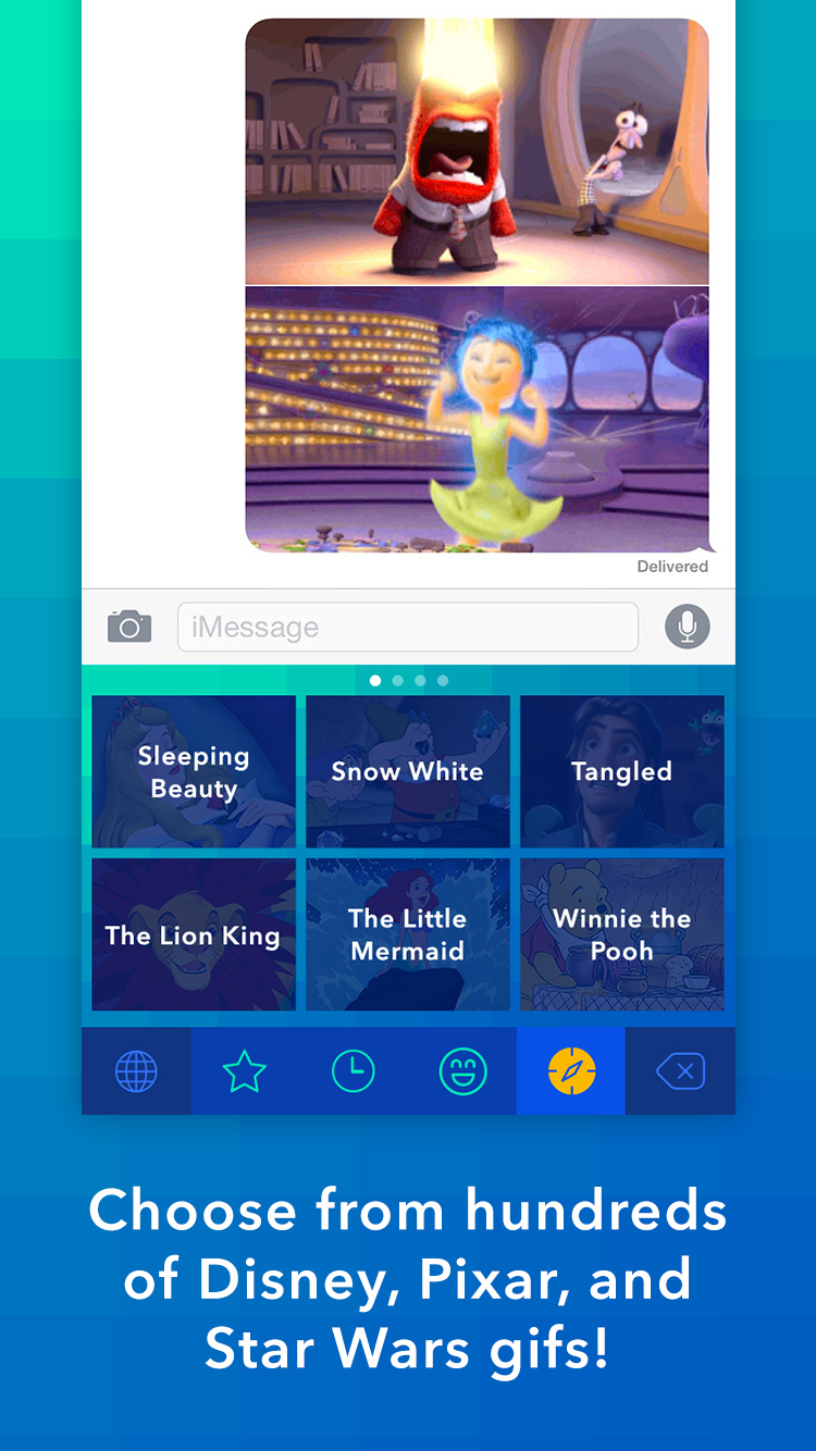 Disney Releases &#039;Disney Gif&#039; App and GIF Keyboard Extension for iOS