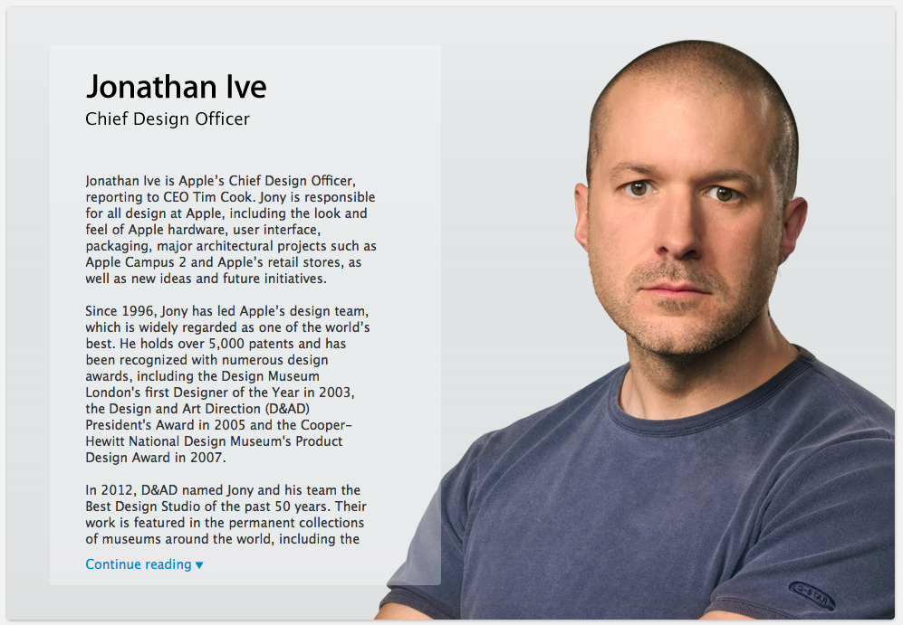 Jonathan Ive Officially Becomes Apple&#039;s Chief Design Officer
