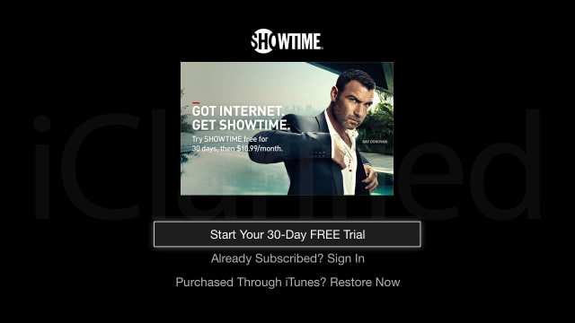 Showtime Launches on Apple TV and iOS for $10.99/Month With Free Month Trial