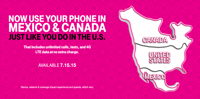T-Mobile Announces Free Calls, Texts, and 4G LTE Data in Canada &amp; Mexico [Video]