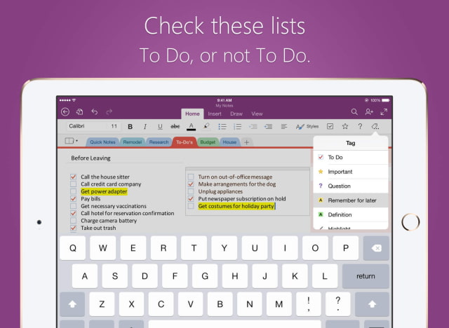 Microsoft OneNote is Now a Universal App for iOS