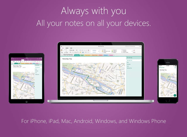 Microsoft OneNote is Now a Universal App for iOS