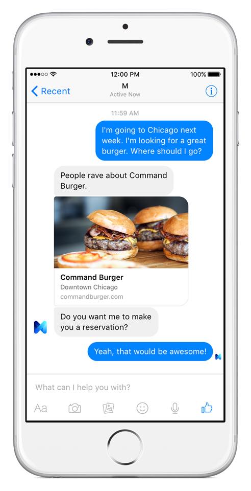 Facebook Unveils Siri Competitor &#039;M&#039; That Lives Inside Messenger