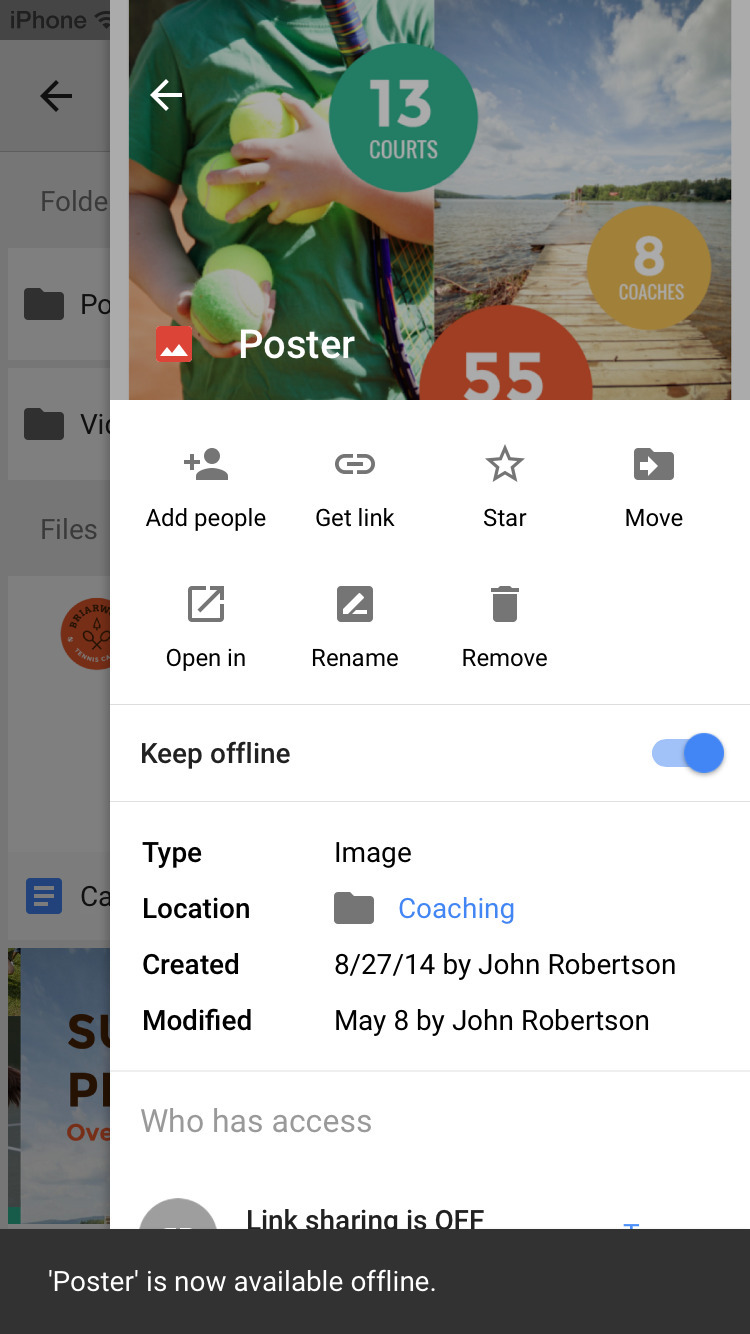 Google Drive App Now Lets You Select Multiple Files to Keep Offline, Star, or Organize