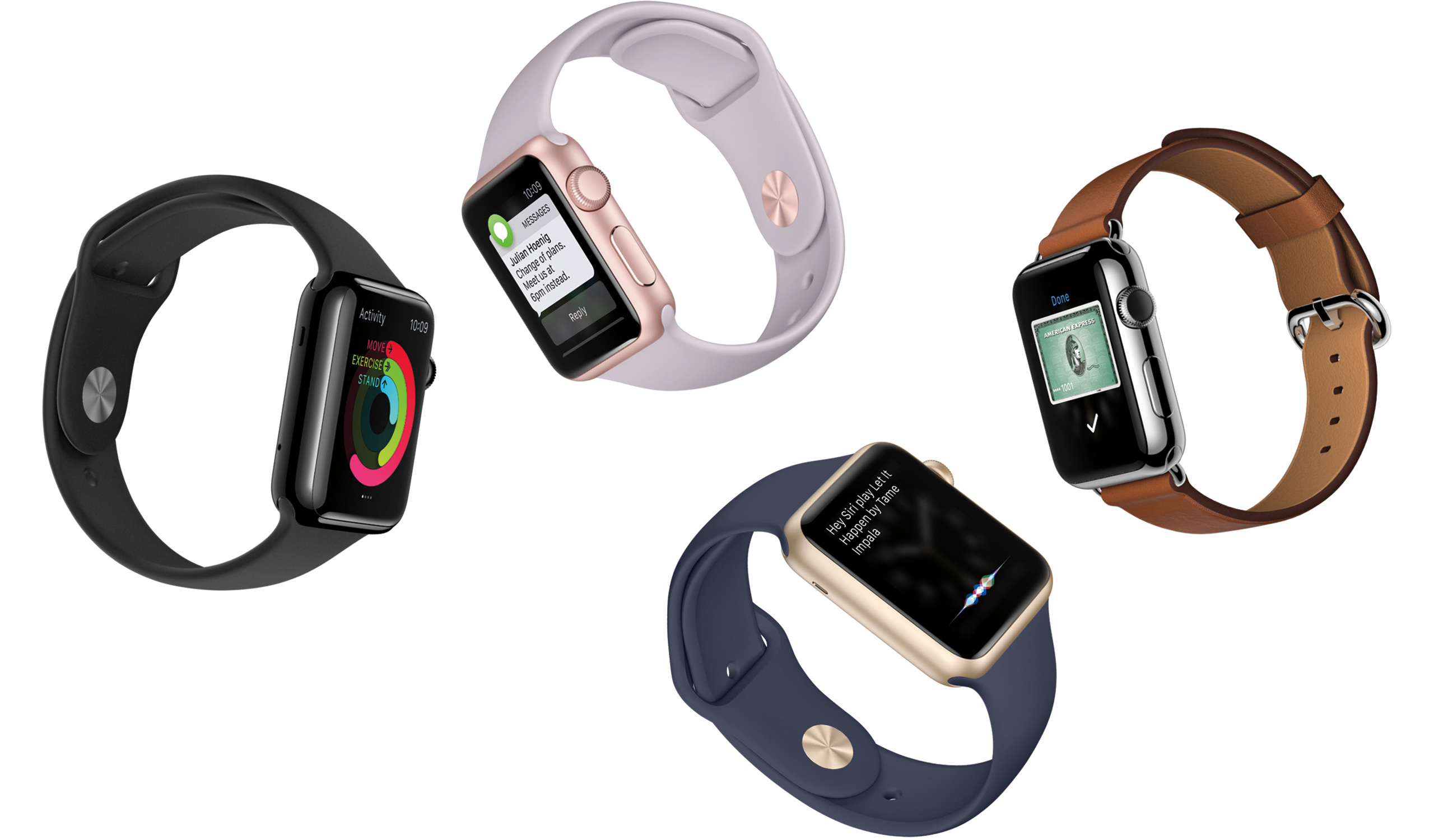Apple Announces New Gold &amp; Rose Gold Aluminum Apple Watch Sport Models, WatchOS 2.0