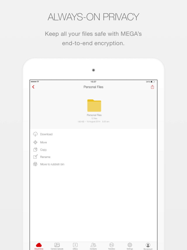 MEGA App for iOS Gets Huge Update With New Design, iPad Version, More