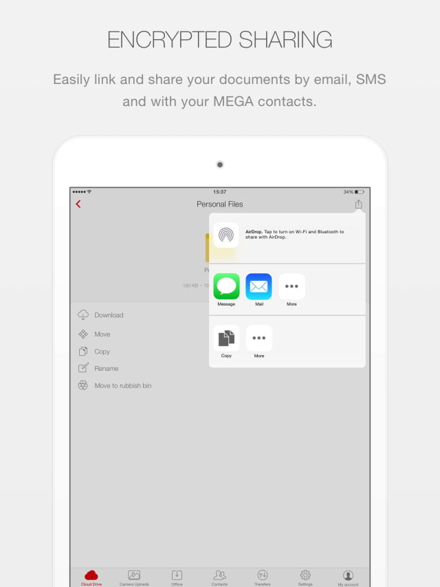 MEGA App for iOS Gets Huge Update With New Design, iPad Version, More