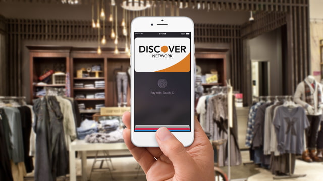 Discover Card Support Goes Live for Apple Pay