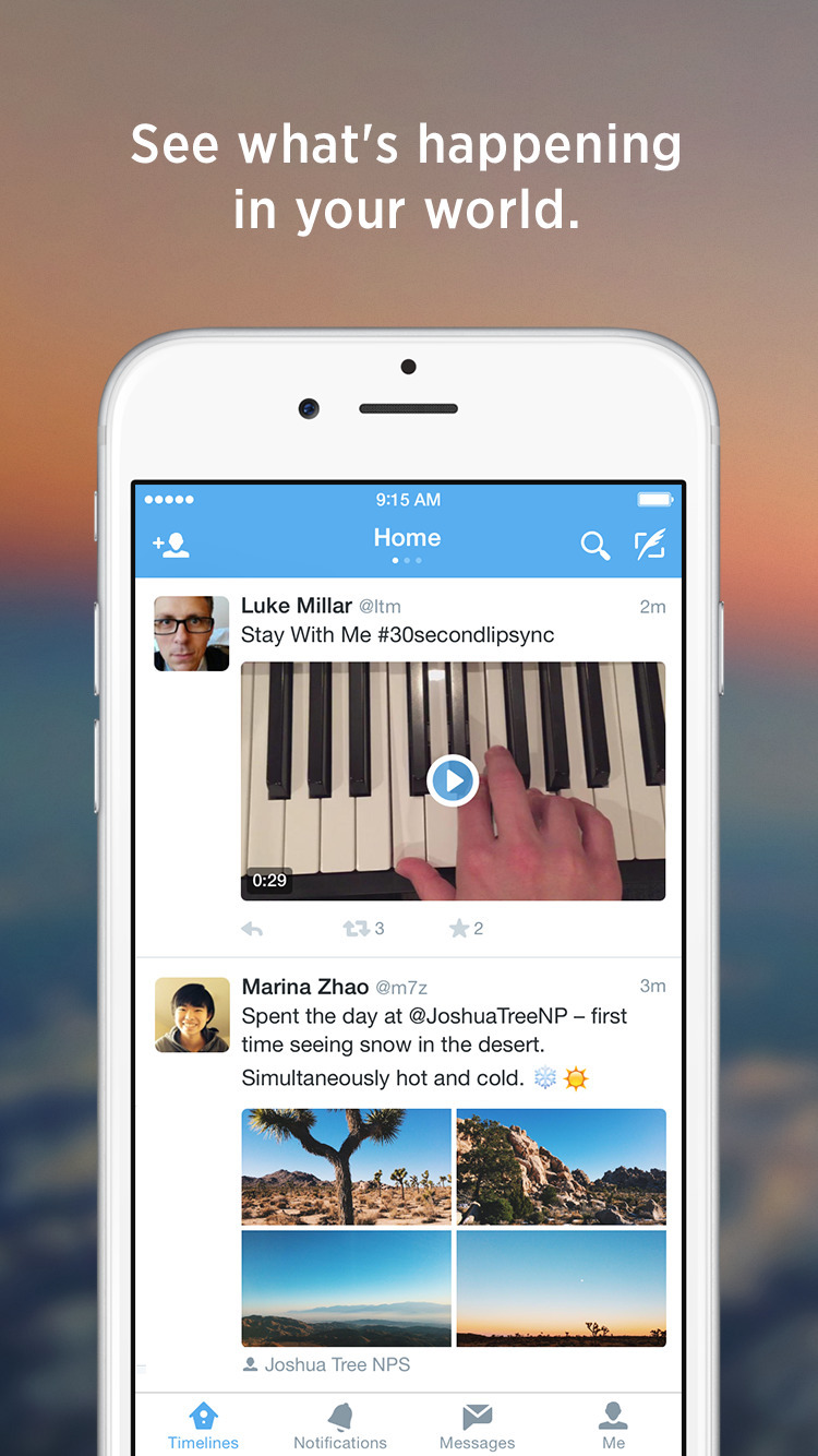 Twitter App Gets Support for iOS 9 Split View, Quick Replies