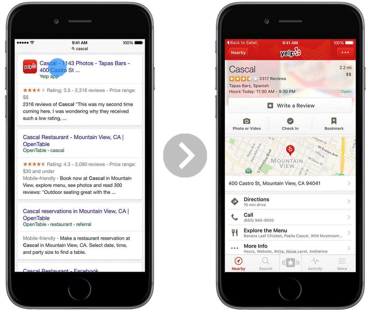 Google Announces Indexing of iOS App Content