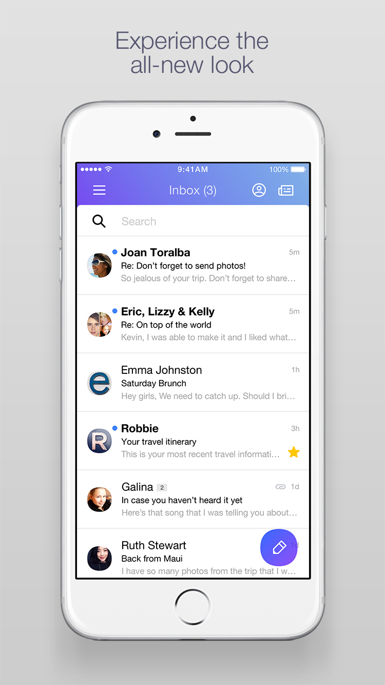 Yahoo Unveils Redesigned Mail App With Support for AOL, Outlook, More