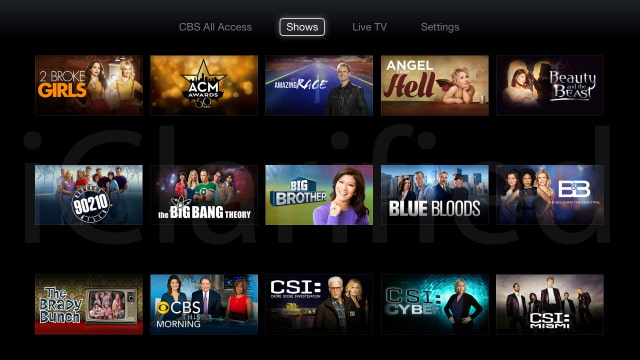 Apple TV Updated With New CBS All Access, NBC, and M2M Channels