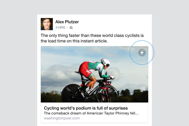 Facebook Launches Instant Articles to All iPhone Users [Video]