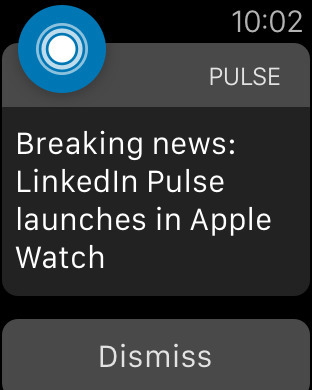 LinkedIn Pulse is Now Available on the Apple Watch