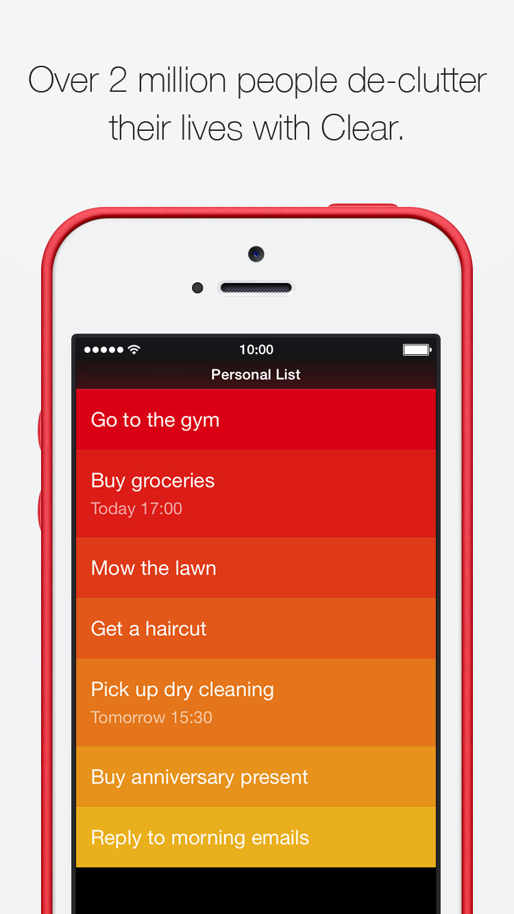 Clear To-Do App Gets Support for New Proactive Features in iOS 9, Spotlight Search