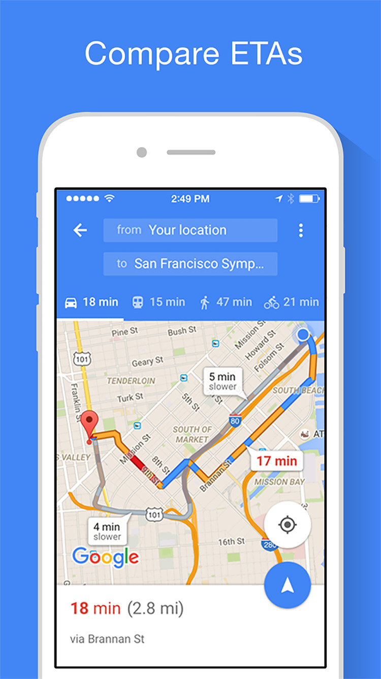 Google Maps App Now Offers Spoken Traffic Alerts for Congestion and Incidents on Your Route
