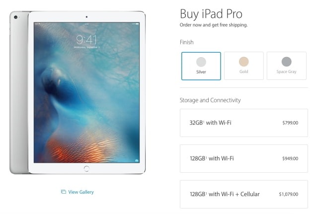 The iPad Pro is Now Available to Order on Apple&#039;s Online Store