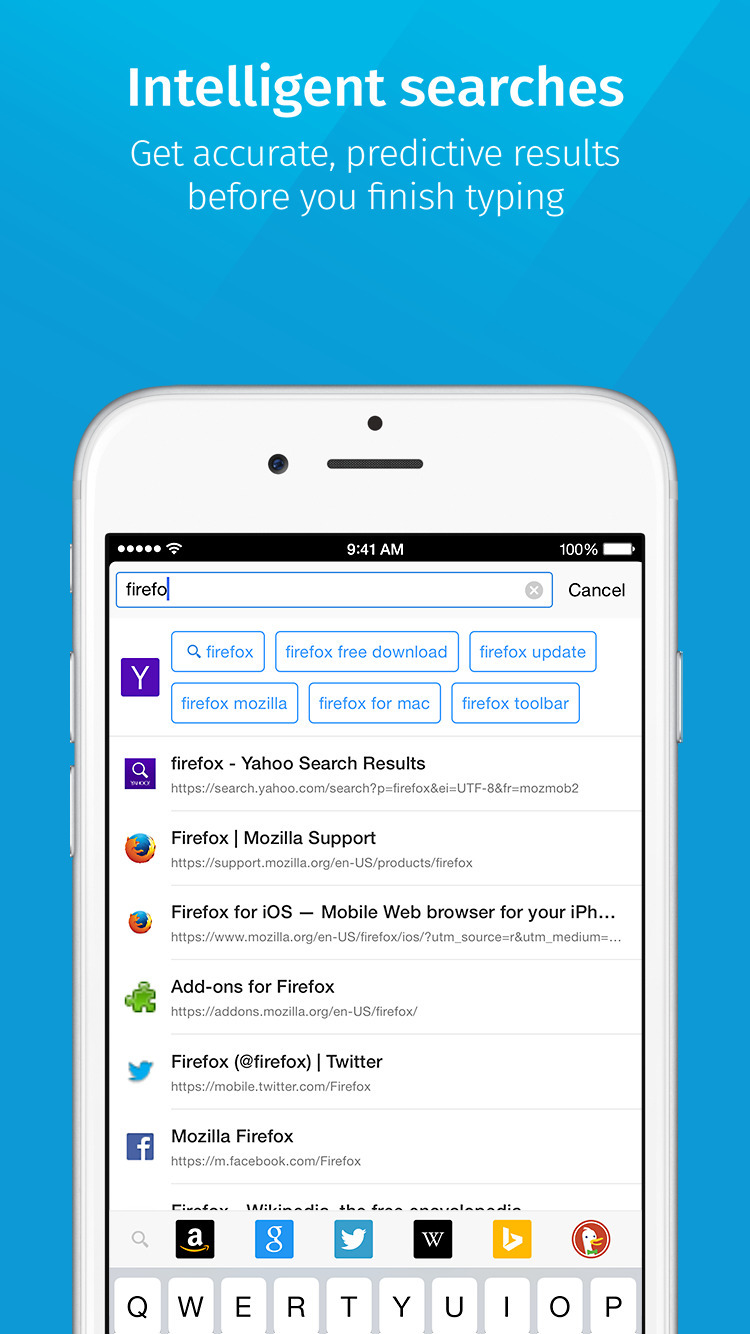 Firefox Web Browser Released for iOS