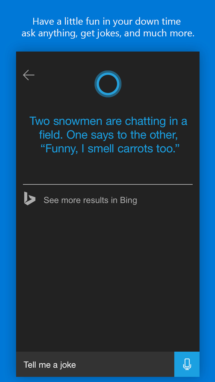 Microsoft Releases Its Cortana Personal Assistant for iPhone