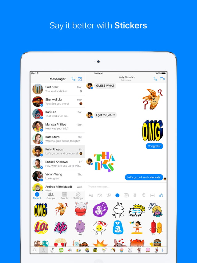 Facebook Messenger App Updated With 3D Touch Quick Shortcuts