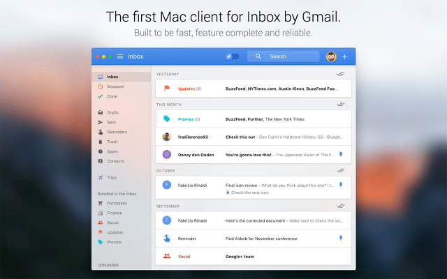 Boxy Brings 'Inbox by Gmail' to Your Mac