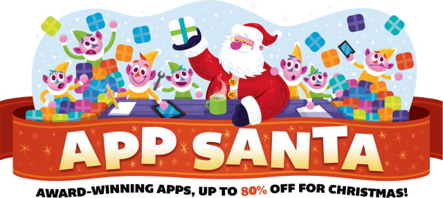 App Santa Returns With Up to 80% Off Popular Apps