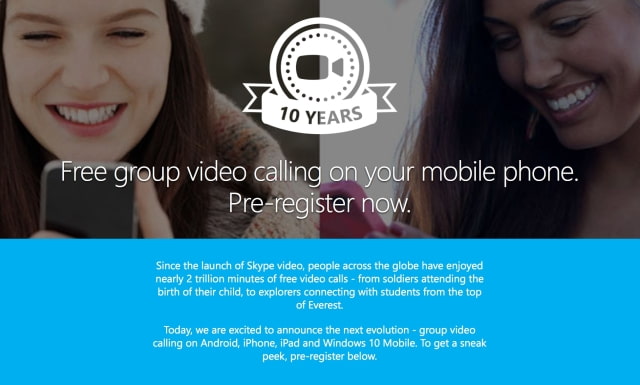 Skype Announces Free Group Video Calling for iPhone and iPad