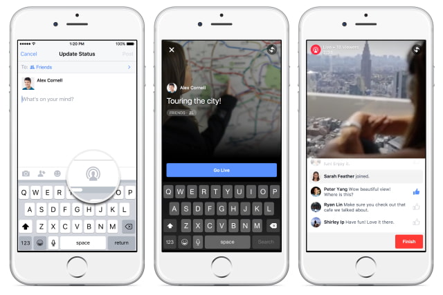 Facebook is Expanding Live Video to Everyone in the U.S. With an iPhone