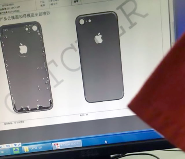Leaked Photos of iPhone 7 Chassis?