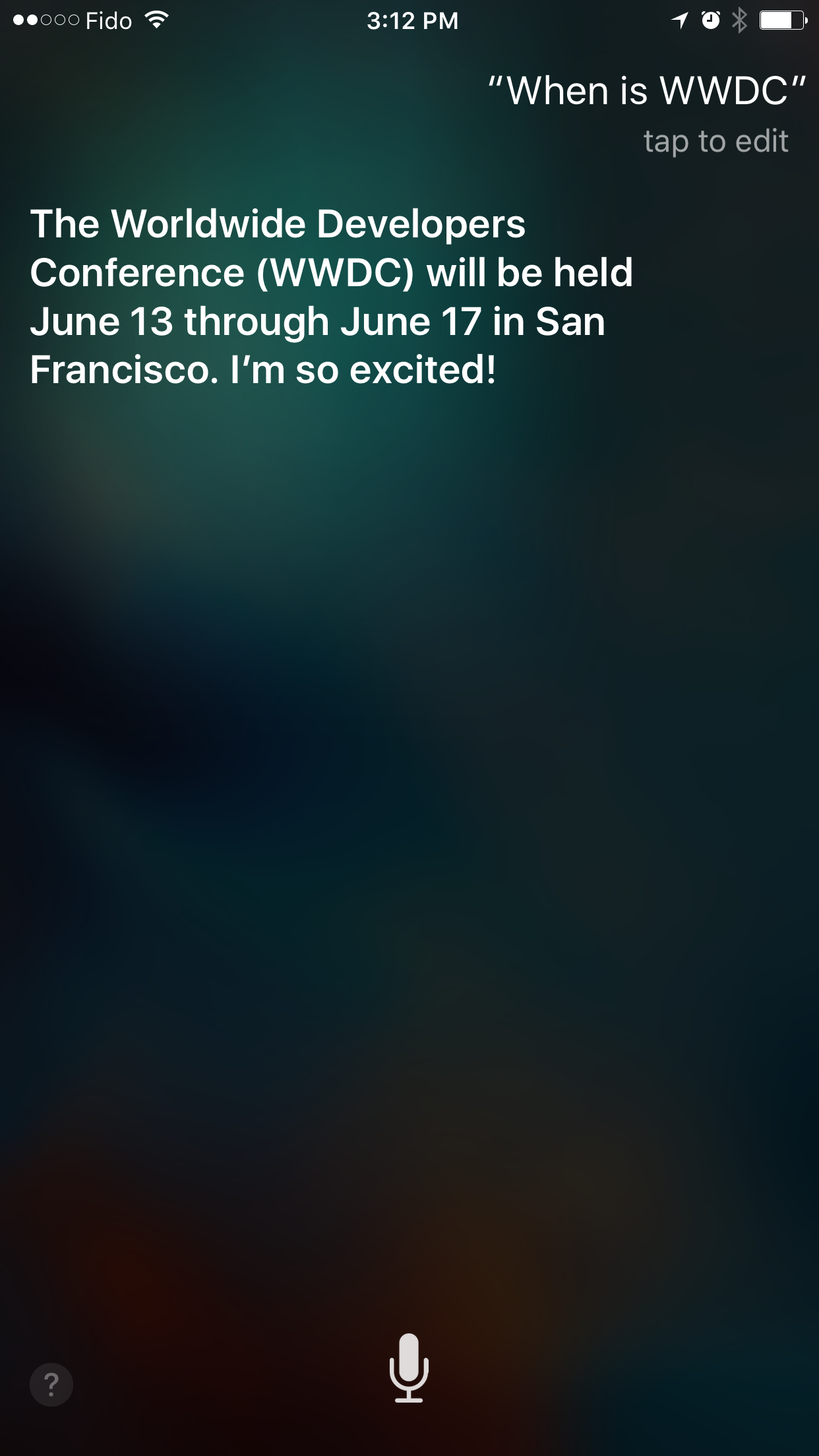 Siri Leaks Dates for WWDC: June 13th to June 17th