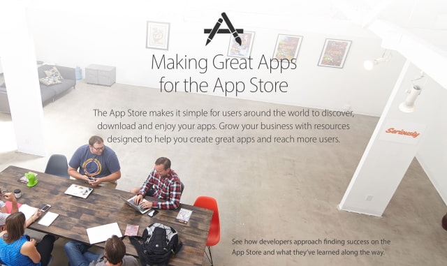 Apple Posts New &#039;Making Great Apps for the App Store&#039; Webpage
