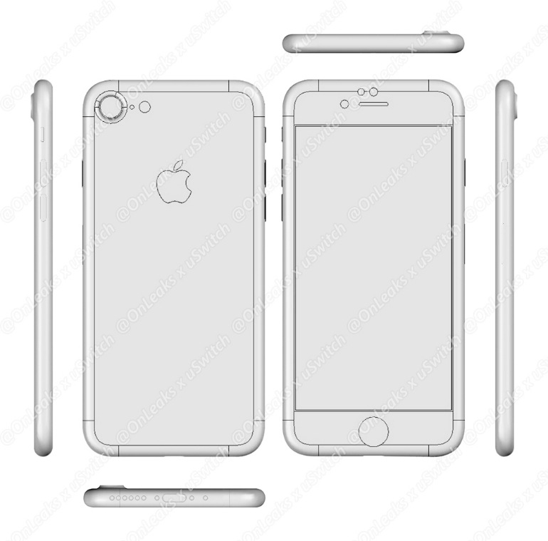 Alleged iPhone 7 Schematics Show iPhone 7 Plus With Dual Lens Camera, Smart Connector [Images]