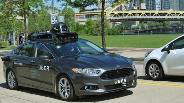 Uber Starts Testing Its Self Driving Car in Pittsburgh [Photo]