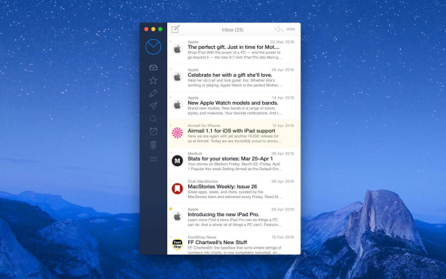 Airmail for Mac Gets Big Update With Smart Folders, VIP, Actions, Send Later, Much More