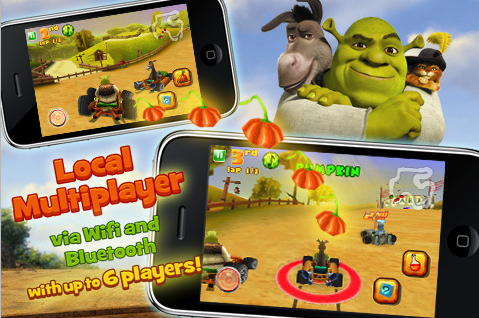 Gameloft Releases Shrek Kart for iPhone