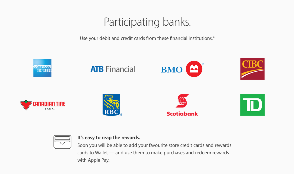 TD, BMO, and Scotiabank Launch Support for Apple Pay in Canada Starting Today