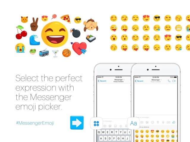 Facebook Announces Over 1,500 New Emojis for Messenger