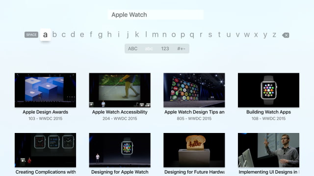 Apple Releases WWDC App for the Apple TV