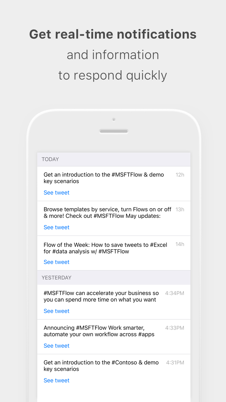 New Microsoft Flow App for iPhone Lets You Manage, Track, and Explore Automated Workflows