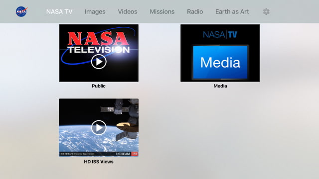 NASA Releases App for the Apple TV