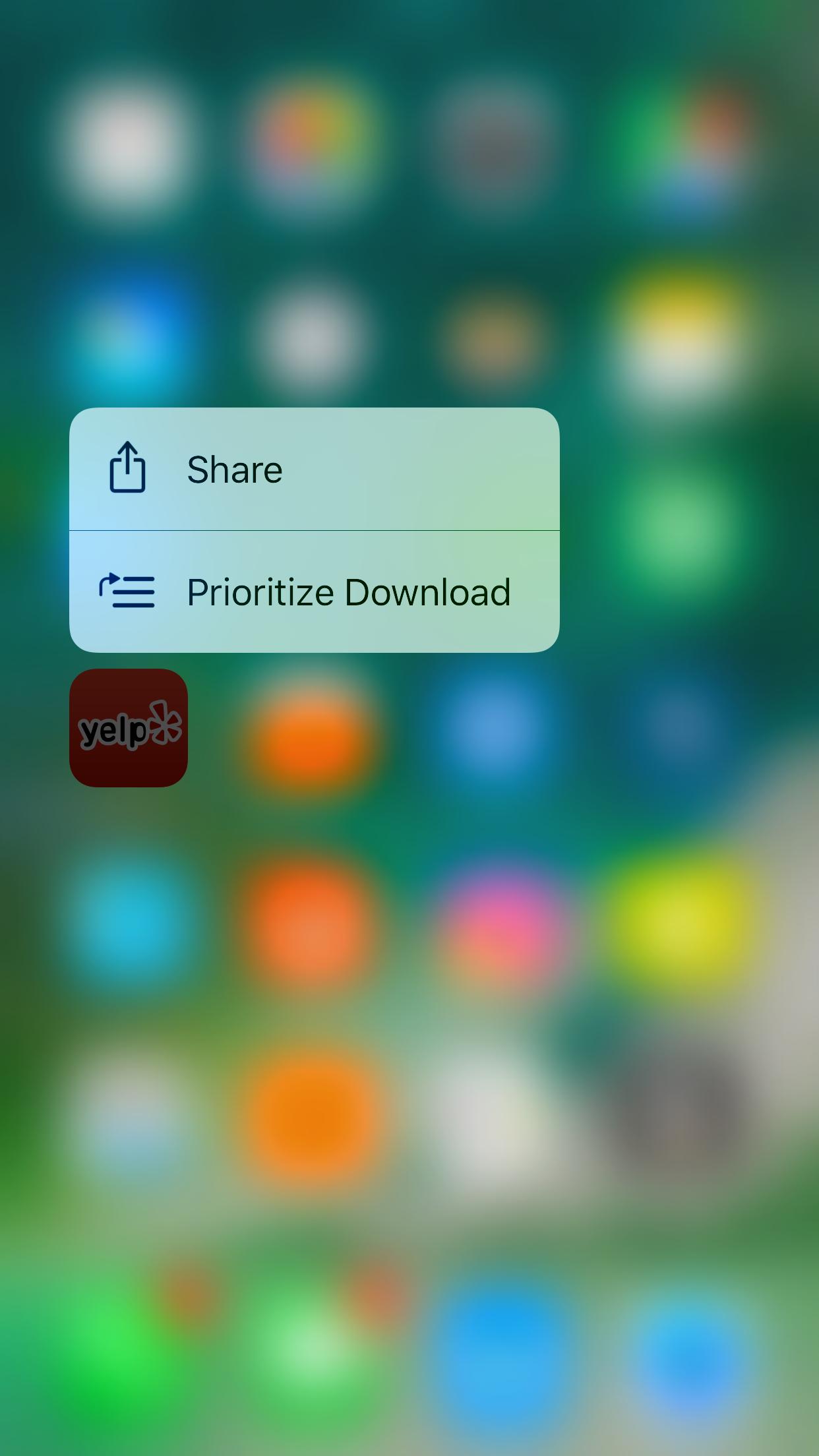 You Can Prioritize App Store Downloads in iOS 10 With a Force Touch Quick Action