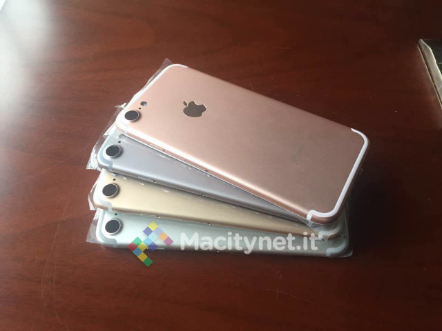Leaked iPhone 7 Molds in Rose Gold, Space Gray, Gold, and Silver [Photo]
