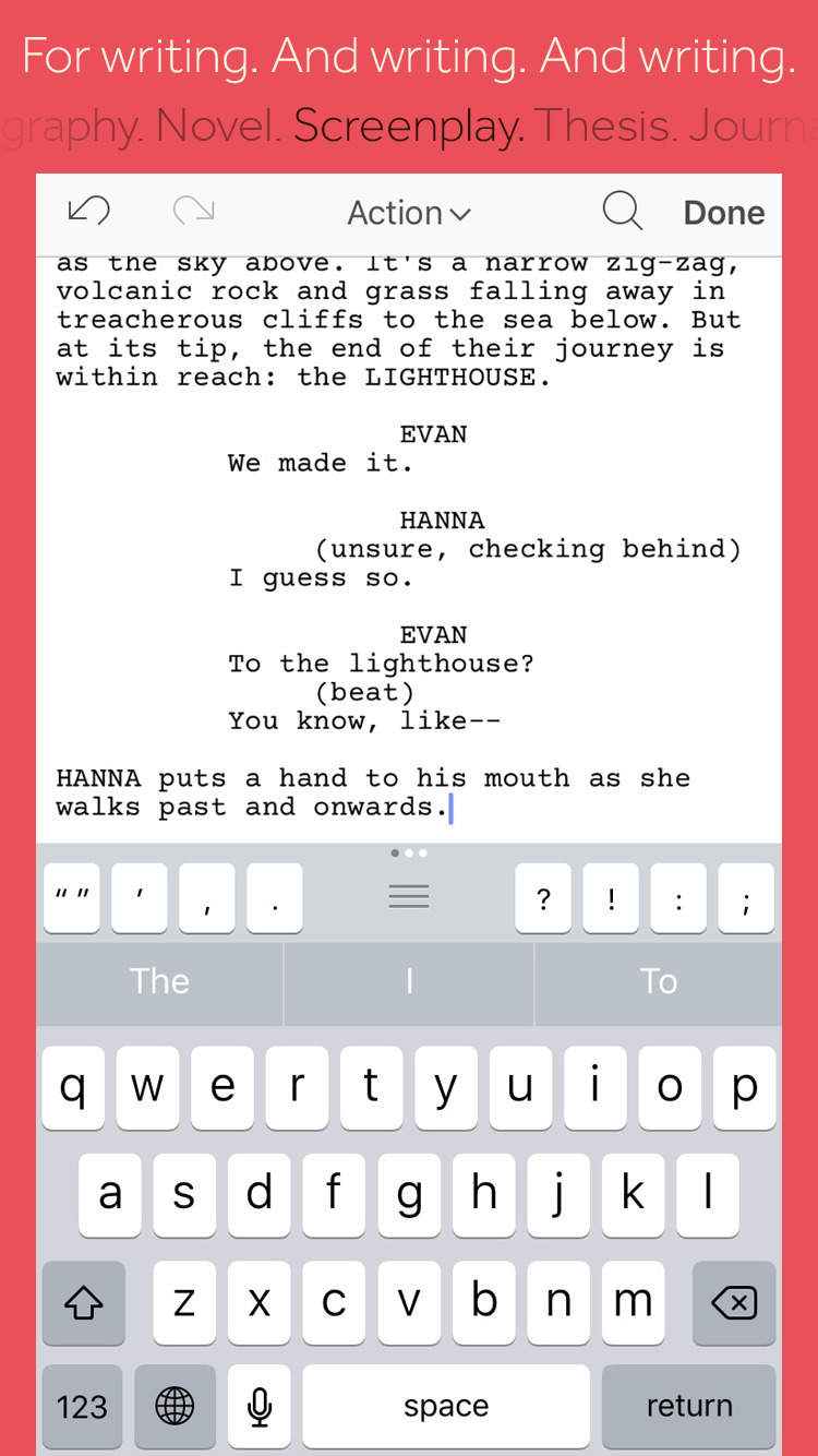 Scrivener Writing App Released for iOS