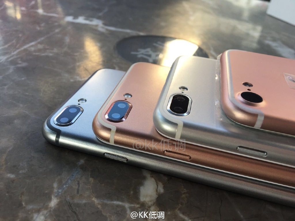 New Photo Claims to Show iPhone 7 Plus With Dual Lens Camera in Rose Gold, Silver, Space Gray