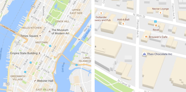 Google Maps Gets Cleaner Look, Areas of Interest, Subtle Color Scheme [Video]