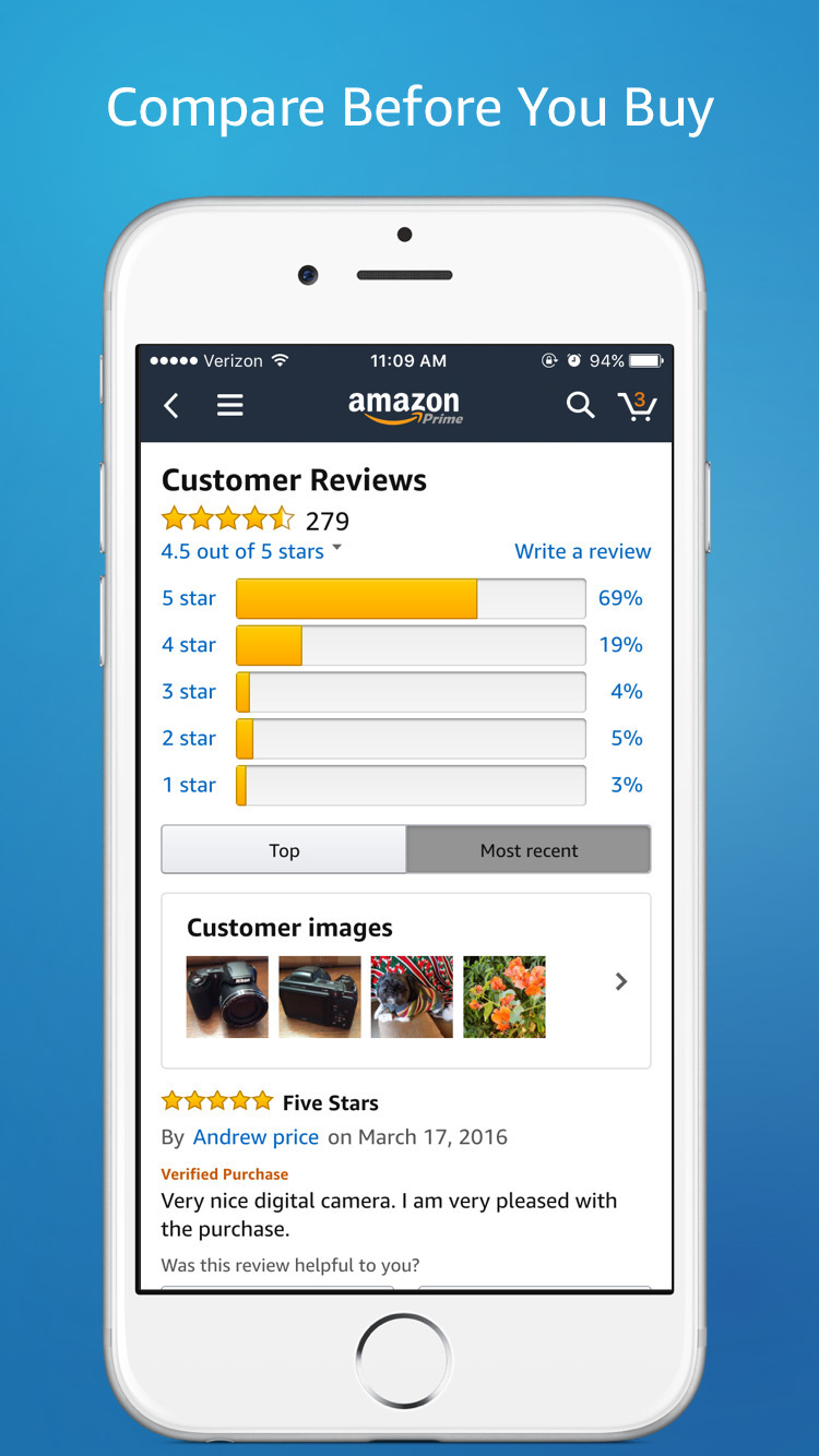 Amazon App Updated With New Menu Design, Other Improvements