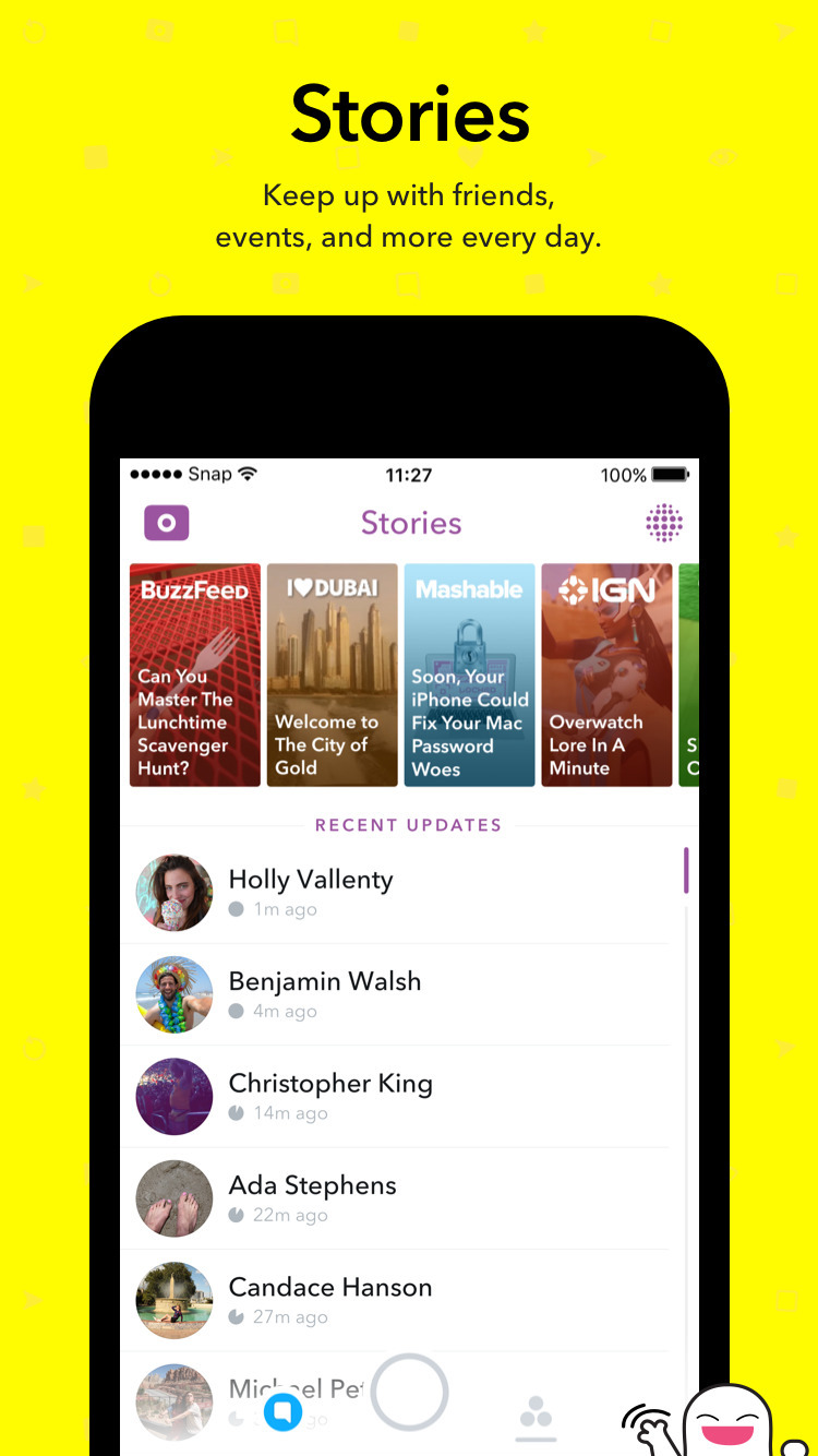 Snapchat App Updated With Improved Captions